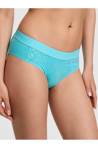 Victoria's Secret Chiloți din bumbac Hiphugger cu logo