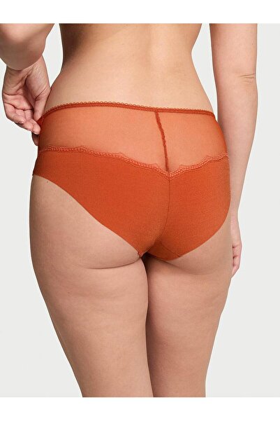 Victoria's Secret Laser Cut Lace Trimmed Hiphugger Panty