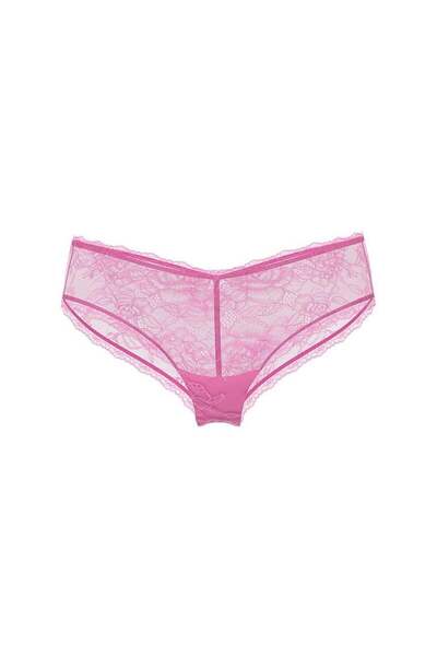 Victoria's Secret Deep Leg Cut Cheeky Panties with Rose Lace