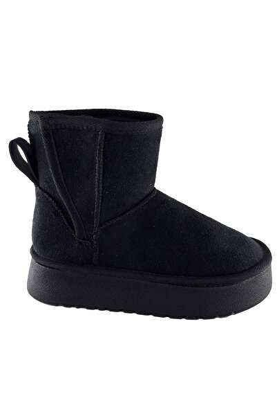 İzmir BDK Butik Cırtlı Çocuk Süet İçi Kürklü Yüksek Taban Bot Ayakkabı
