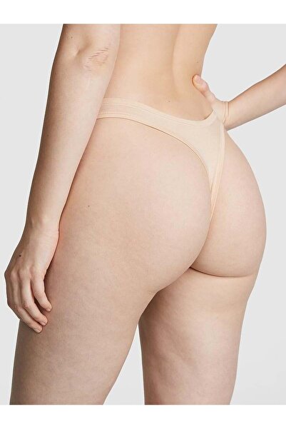 Victoria's Secret Cotton Deep Leg Cut Thong