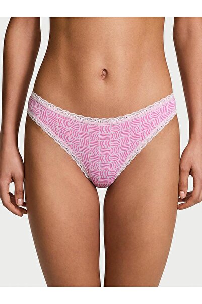 Victoria's Secret Lace Cotton Bikini Panties