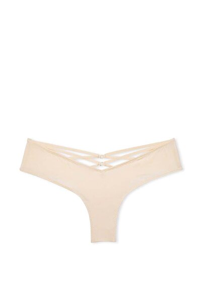 Victoria's Secret Deep Leg Cut Cheeky Panties with Back Strap