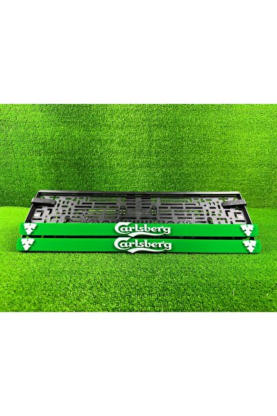 Pi Dekorasyon Carls Yeşil 3d Kabrtmalı Pleksi Araba Plakalığı 1 Takım