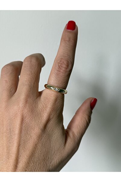 Rossetto Atelier خاتم زواج من الذهب المرصع بالأحجار