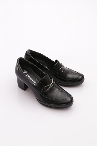 Venüs 1381K Women's Leather Heeled Atom Shoes