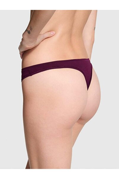 Victoria's Secret Cotton Deep Leg Cut Thong