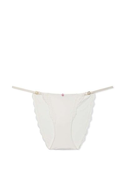 Victoria's Secret Lace Trimmed Adjustable Drawstring Bikini Panties