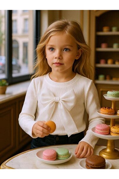 Zekids Girls' Cotton Bow Blouse