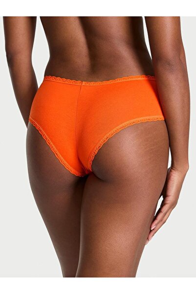 Victoria's Secret Cotton Cheeky Panties with Lace Waist