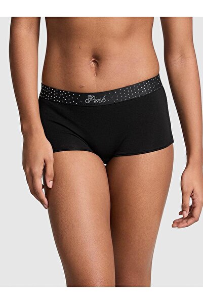 Victoria's Secret Cotton Boyshort Panties with Logo