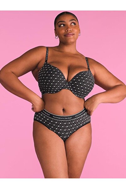 Victoria's Secret Βαμβακερό εσώρουχο Hiphugger με λογότυπο