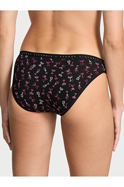 Victoria's Secret Chiloți de bikini din bumbac elastic