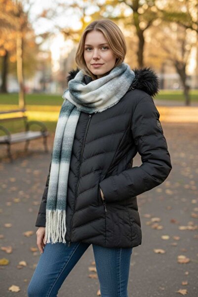 Bacoss Color Transitioning Puffy Soft Textured Scarf (Bc-1236)