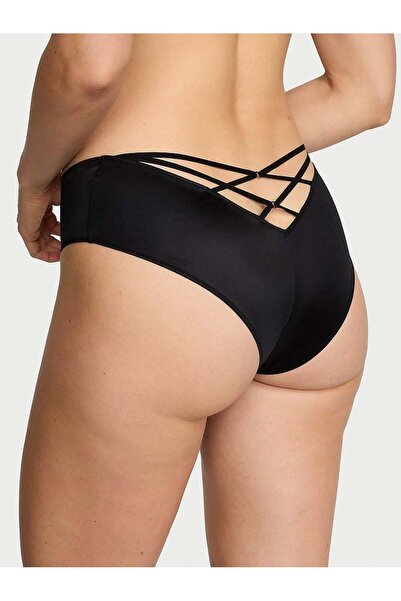 Victoria's Secret Chiloți Deep Leg croială Cheeky cu bretele la spate