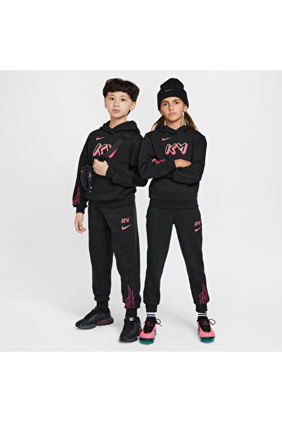 Nike Kylian Mbappé Club Fleece Jogger Çocuk Siyah Eşofman Altı