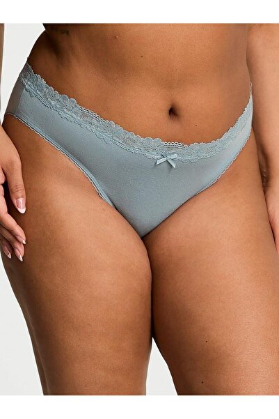 Victoria's Secret Stretchy Cotton Lace Bikini Panties