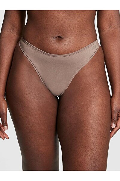 Victoria's Secret Cotton Deep Leg Cut Thong