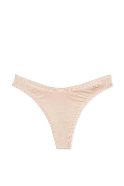 Victoria's Secret Cotton Deep Leg Cut Thong