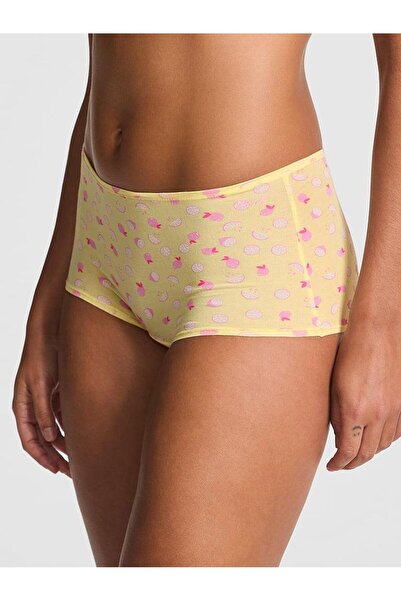 Victoria's Secret Cotton Boyshort Panties with Logo