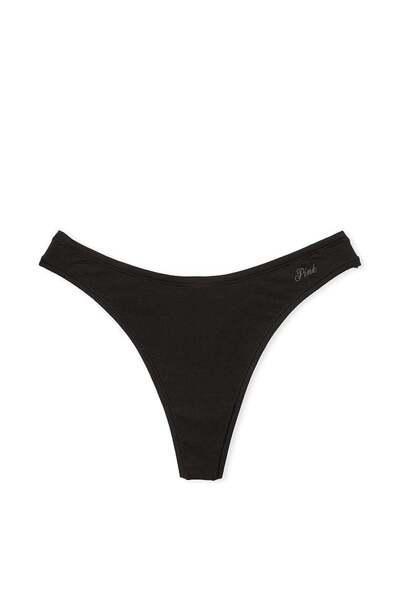 Victoria's Secret Cotton Deep Leg Cut Thong