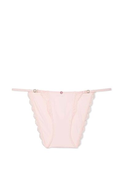 Victoria's Secret Lace Trimmed Adjustable Drawstring Bikini Panties