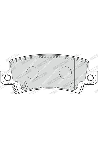 FERODO Комплект спирачни накладки за дискови спирачки Toyota Corolla