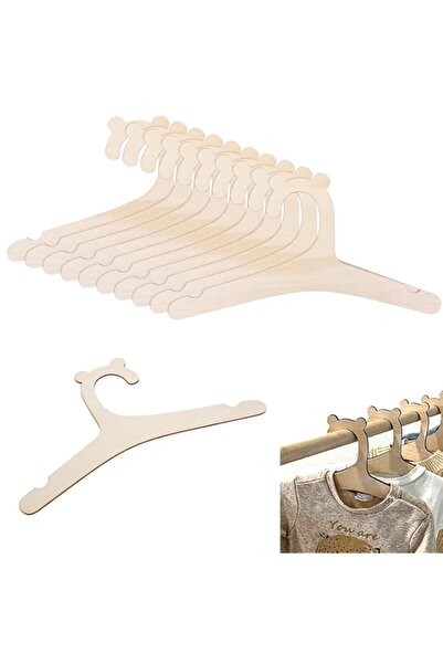Generic Kids Clothes Hangers for Nursery Organization, Non Slip Wooden Hanger...