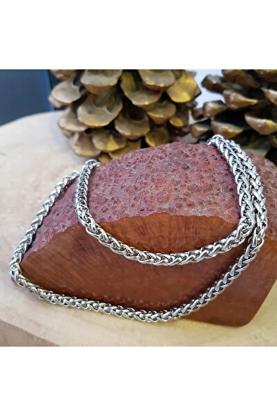 Igen Aksesuar Angelus Model Steel Chain Necklace