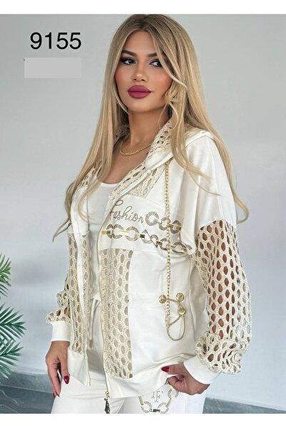 bonibon butikk Women's High Quality Luxury Clothing No Show Mesh Compact Fabric 2 Thread 3 Piece Set