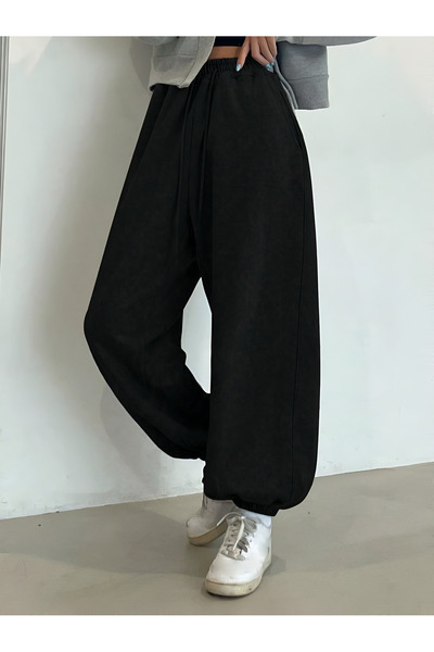 KAPHONE Kadın 2 İplik Oversize Jogger Eşofman Altı