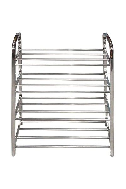 Generic منظم تخزين أحذية محمول قابل للطي متعدد الأغراض من ECVV مصنوع من الفولاذ المقاوم للصدأ مع رف قماش للكتب