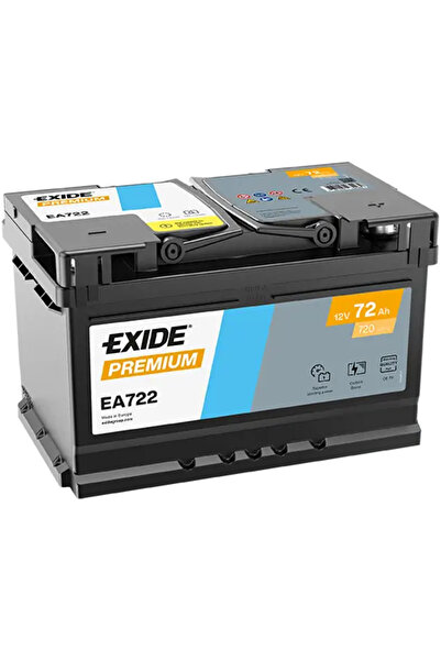 EXIDE Baterie de pornire RENAULT SYMBOL II 2008-2013 EA722