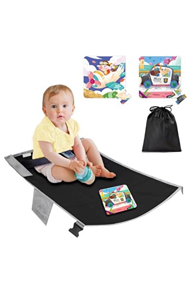 Generic سرير طائرة Aohellfe للأطفال الصغار، سرير سفر محمول للأطفال الصغار، مقعد ممتد، مسند أرجل للطائرة