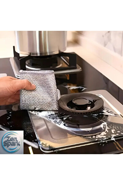 ZEN SPARK 3 قطع من منظفات المطبخ الحديثة المصنوعة من الفولاذ المقاوم للصدأ | ...