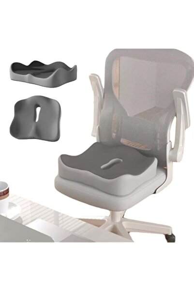 Generic وسائد مكتب twendlejz، وسادة مقعد بمركز مجوف وقاعدة مانعة للانزلاق | إسفنج ميموري فوم ٤٠×٣٧ سم