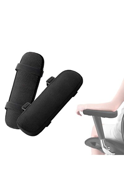 Generic HASTHIP® 2Pcs Chair Armrest Pad Soft Memory Foam, Armrest Covers Prov...