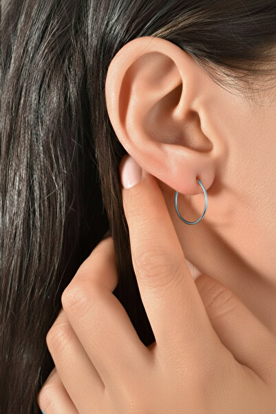 Sose Moda Elegant 4cm Silver Xuping Hoop Earrings |   Anti-Allergic and Bright Design