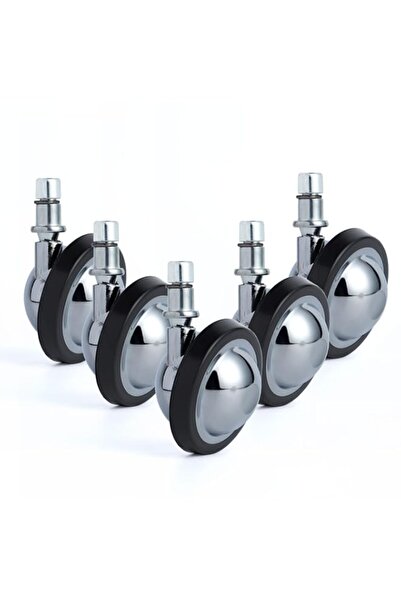 Generic عجلات كرسي مكتب شديدة التحمل، عجلات دوارة من Azonee مثالية للأرضيات الخشبية والسجاد، هادئة و