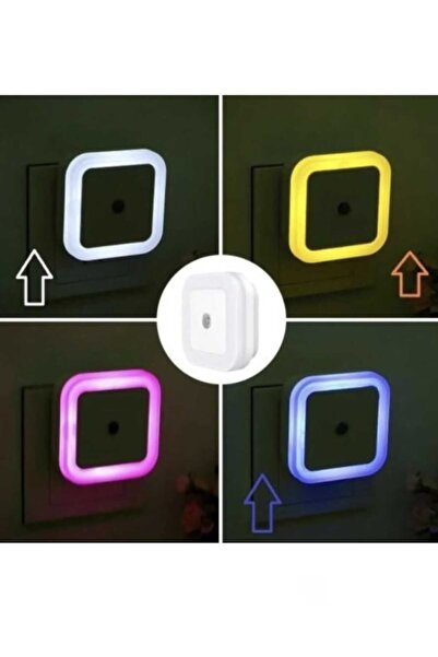 Cata Ct-9500 4 adet 4 renk gece lambası mavi ,amber ,beyaz ,mavi