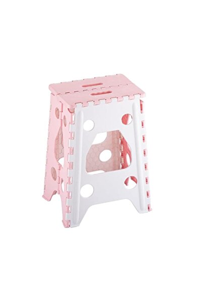 Generic كرسي قابل للطي من MJRIrifa، مصنوع من البلاستيك الخفيف، مقاس 18 بوصة، غير قابل للانزلاق، مناسب للحمام وغرفة النوم