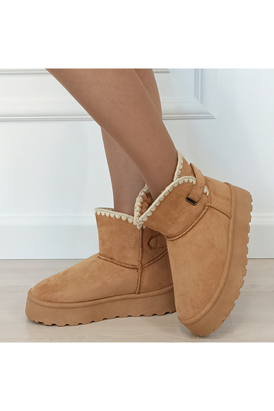 SOFILINE Short camel fur boots DAY9058 116