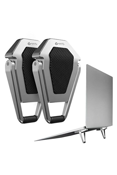 Generic حامل كمبيوتر محمول صغير قابل للطي، حامل كمبيوتر محمول غير مرئي، حامل لوحة مفاتيح كمبيوتر محمول، قابل للتعديل