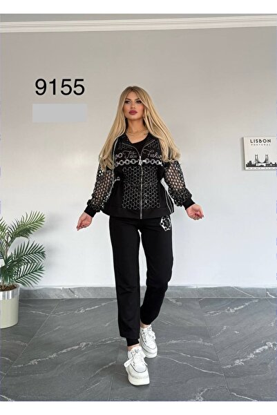 bonibon butikk Women's High Quality Luxury Clothing No Show Mesh Compact Fabric 2 Thread 3 Piece Set