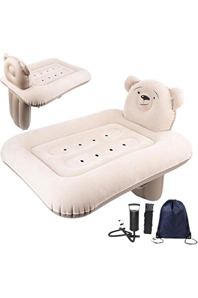 Generic سرير أطفال قابل للنفخ من CENXI للطائرة، سرير سفر قابل للنفخ للأطفال الصغار مع حزام أمان، محمول وسهل الحمل