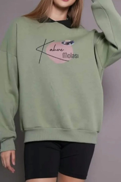 ESSFASIHON Hanorac cu trei fire P bumbac moale Ş cu căptușeală din fleece B c...