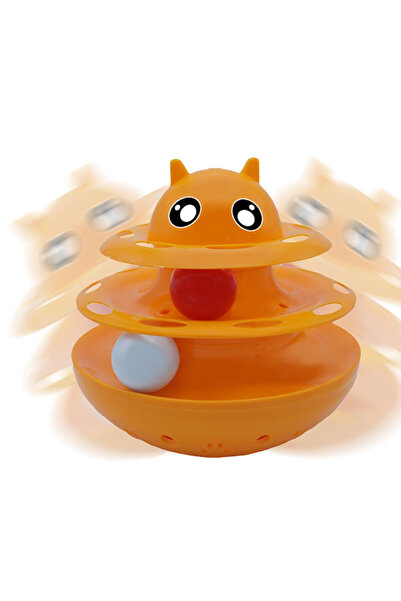 Skygo Hacı Yatmaz Cat Dog Toy with Food Reward Bowl