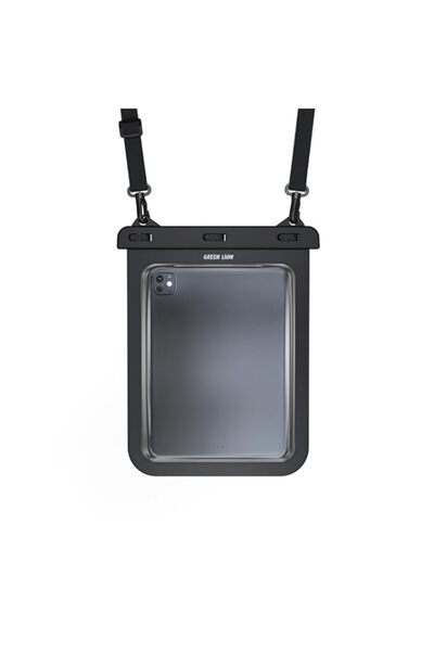 Generic حقيبة Green Lion المقاومة للماء لأجهزة الكمبيوتر اللوحية مقاس 12 بوصة، شفافة