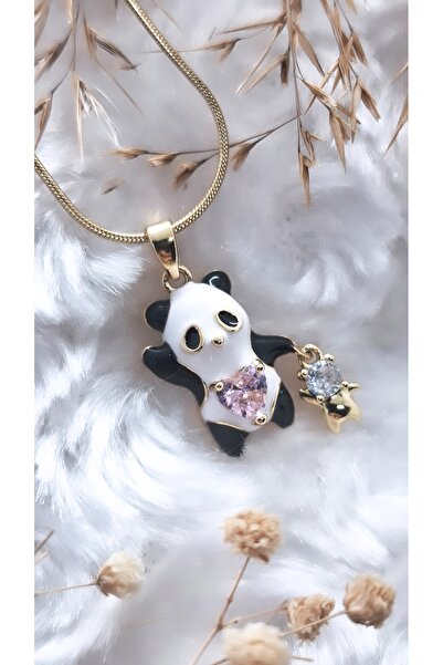 Serenity قلادة فولاذية على شكل باندا