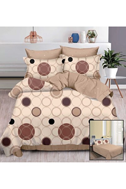 OEM Fine Cotton Linen, Sulphur, Double Bed, 2 Persons, 6 Pieces